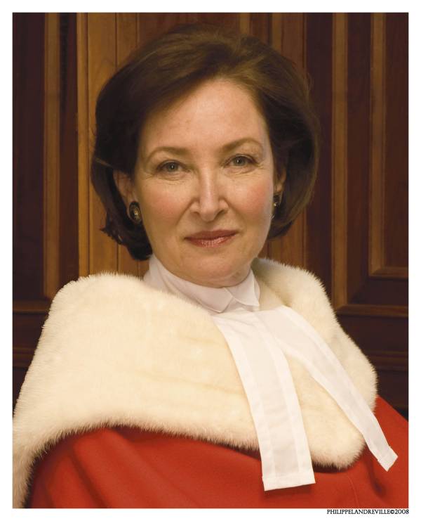 Photo of Canadian  Supreme Court Justice ROSALIE  SILBERMAN ABELLA (BA 1967  UC)