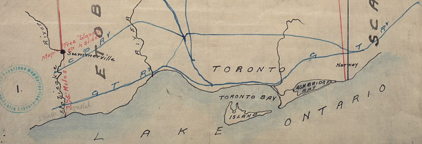 Map of the Toronto purchase