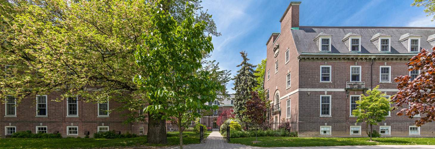 Whitney Hall Exterior in Summer