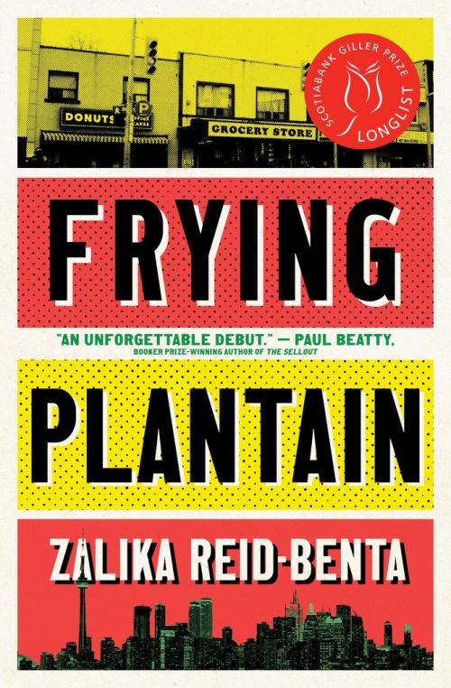 Cover of a book called, "Frying Plantain", by Zalika Reid-Benta.