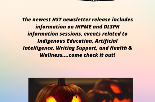 HST announcement - Halloween theme