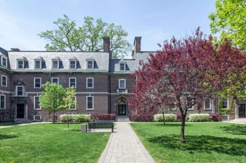 Whitney Hall courtyard