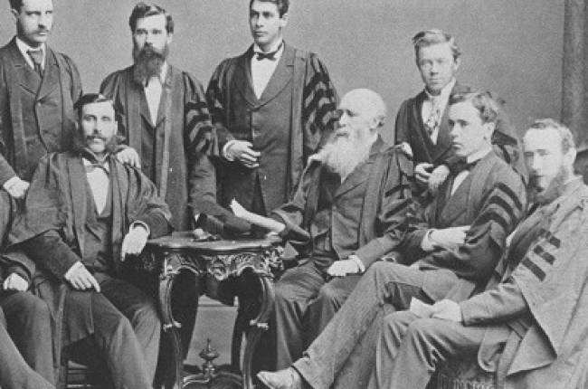 UC Metaphysical Class of 1877, black and white