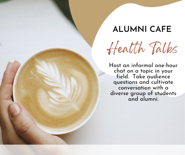 alumni cafe - health talks
