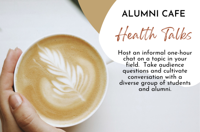 alumni cafe - health talks