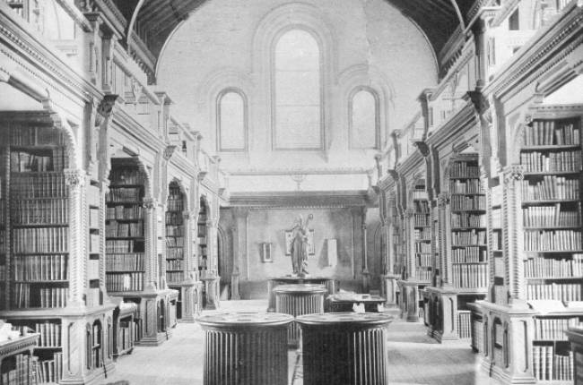 Archival image of Library in 1890