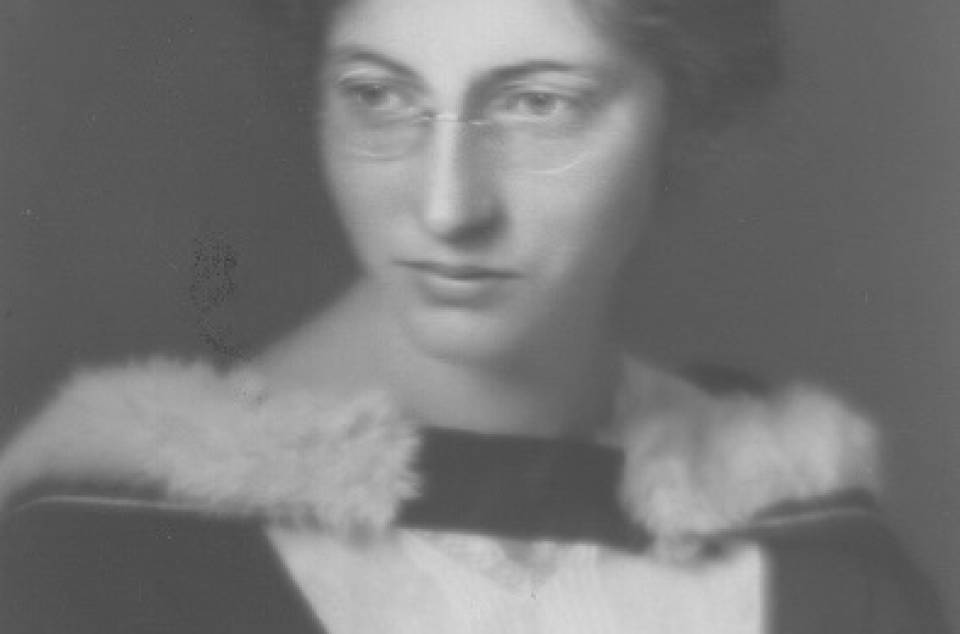 Mary Craig Needler dressed in academic robe