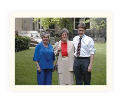 Photo of Janet Coutts Tieman, Christine Coutts Clement, David Clement