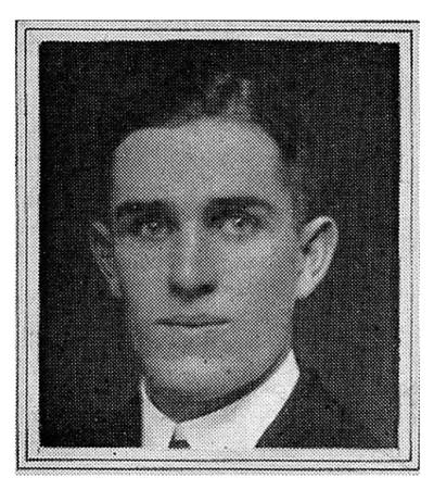 Photo of John McDermott  Coutts UC 1921