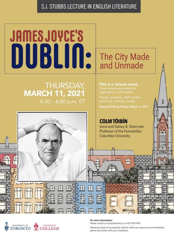 James Joyce, Colm Tolbin