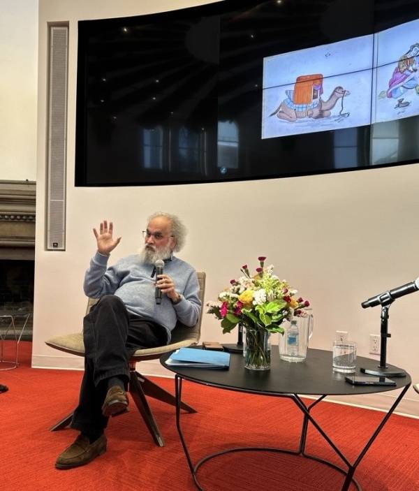 Sanjay Subrahmanyam delivering the 2025 Priestley lectures