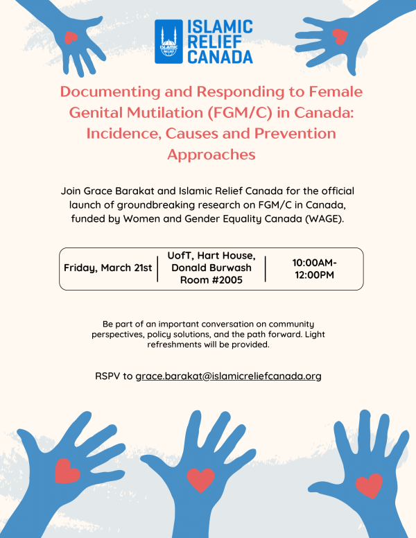 Documenting and Responding to Female Genital Mutilation in Canada: Incidence, Causes and Prevention Approaches