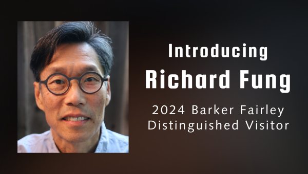 Headshot of Richard Fung with "Introducing Richard Fung" text