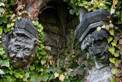 Stone Carving of Diabolos & Reznikoff