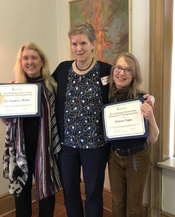 Becky Vogan wins Margaret Procter Award for Excellence in Writing Instruction