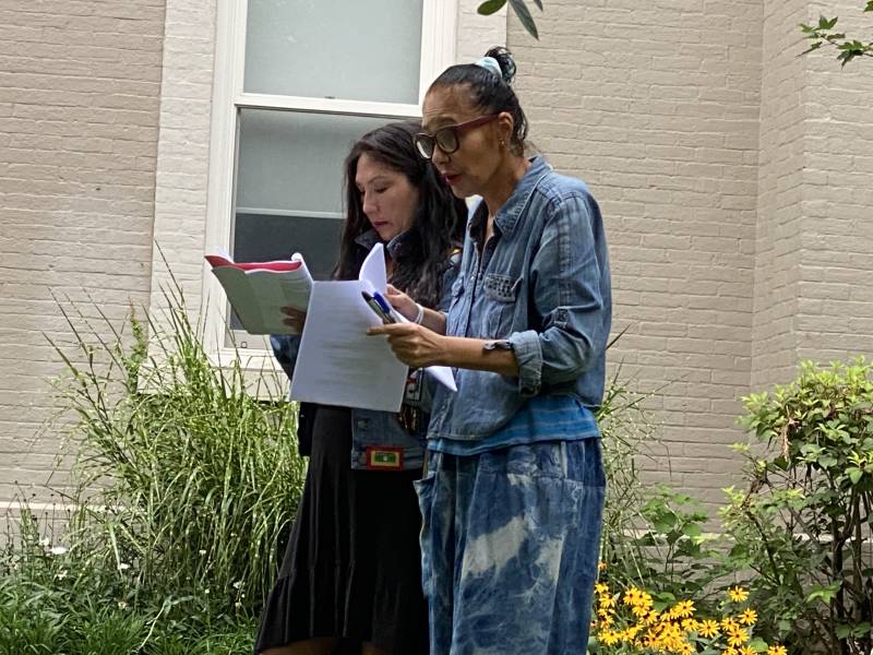 Photo of Jill Carter and Trina Moyan
