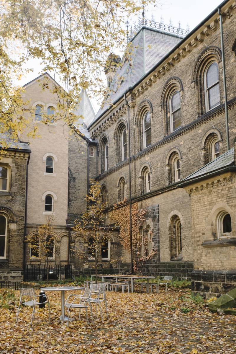 The Clark Quadrangle in the fall